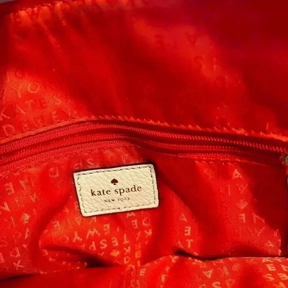 Kate Spade Quilted Leather Cream Rachelle Astor Court purse